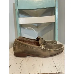 Trask Sawyer Loafers Size 9 Light Brown Slip-on 30-0855 Men’s Leather Knot