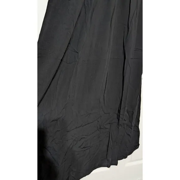 Tuckernuck Black Gillian Sleeveless Smocked Resort Summer Vacation Maxi Dress XS