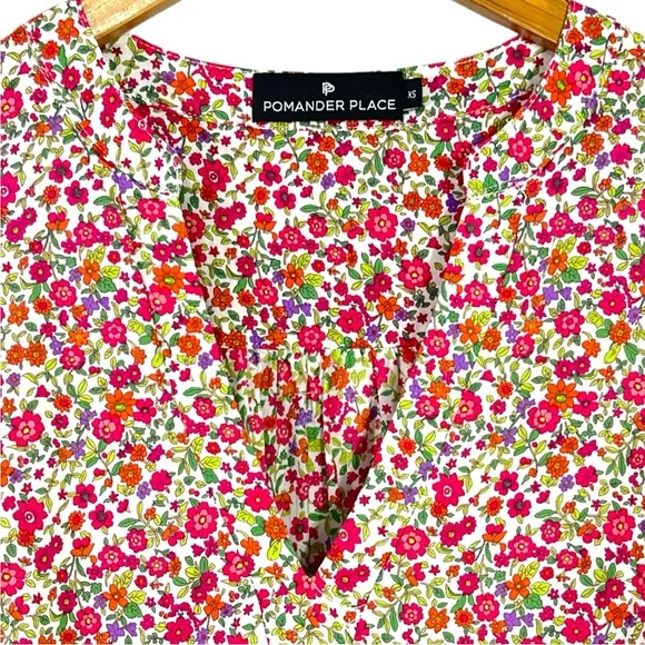 Tuckernuck Pomander Place Poplin Kenzo Dress size XS in Ditsy Floral