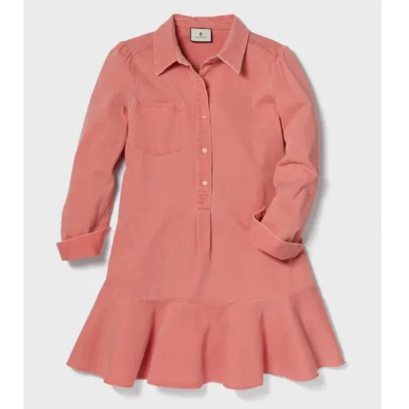 TUCKERNUCK X NANTUCKET REDS Nantucket Red Stretch Twill Callahan Shirt Dress
