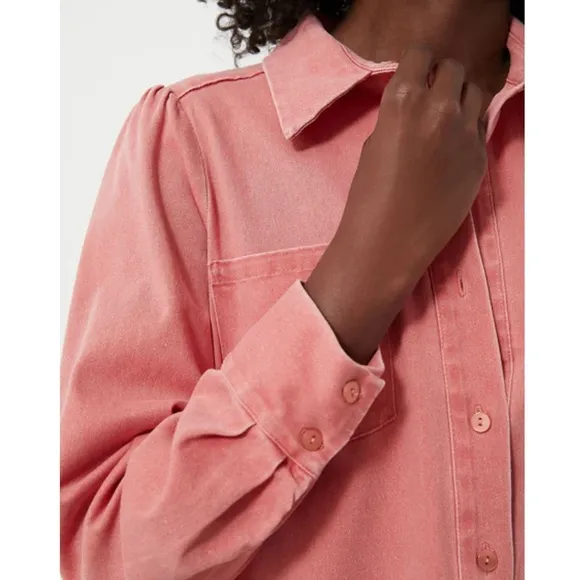 TUCKERNUCK X NANTUCKET REDS Nantucket Red Stretch Twill Callahan Shirt Dress