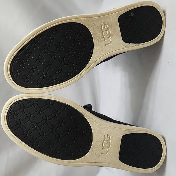 UGG Blaney Crystal Embellished High Top Leather Casual sneakers (w size 10)