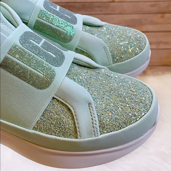 UGG Neutra Chunky Glitter Mint Glitter Sneakers