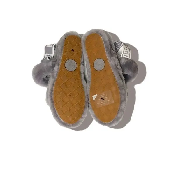 Urban Outfitters x UGG Oh Yeah Sheepskin Shearling Fur Slide Sandals Lavender