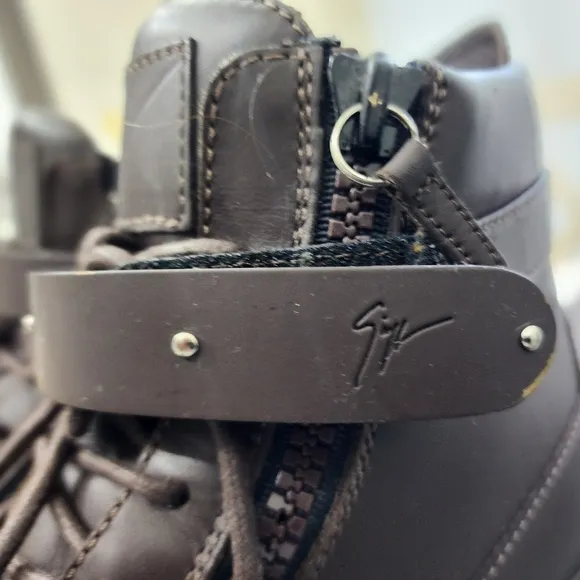 Used Giuseppe Zanotti Brown Sneakers with Chunky Sole