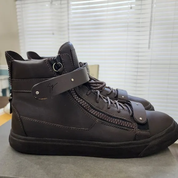 Used Giuseppe Zanotti Brown Sneakers with Chunky Sole