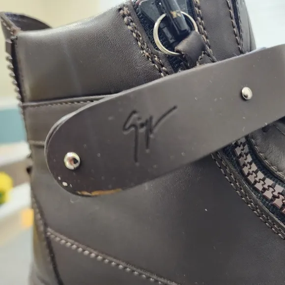 Used Giuseppe Zanotti Brown Sneakers with Chunky Sole