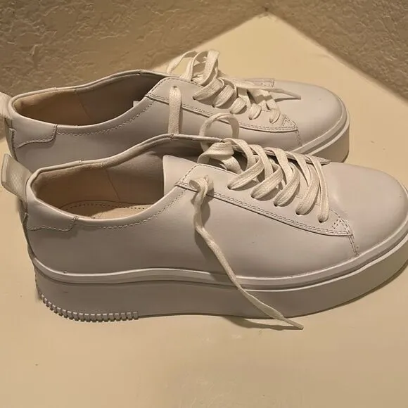 Vagabond Women's Size 40 Stacy Platform Sneakers White Leather Chunky Classic