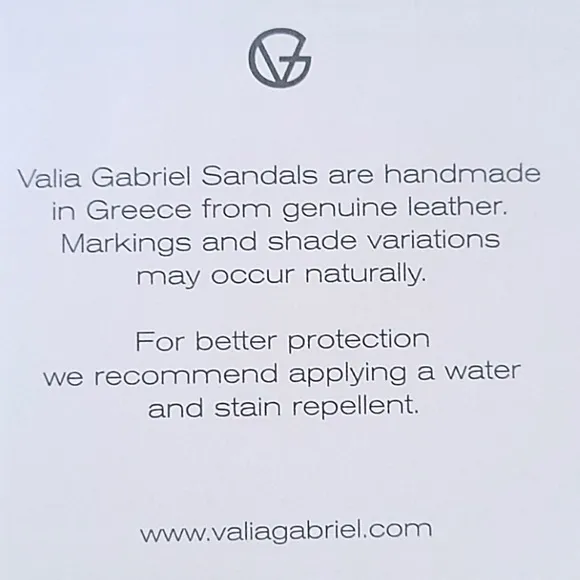 Valia Gabriel Leather Greek Sandals Size 7