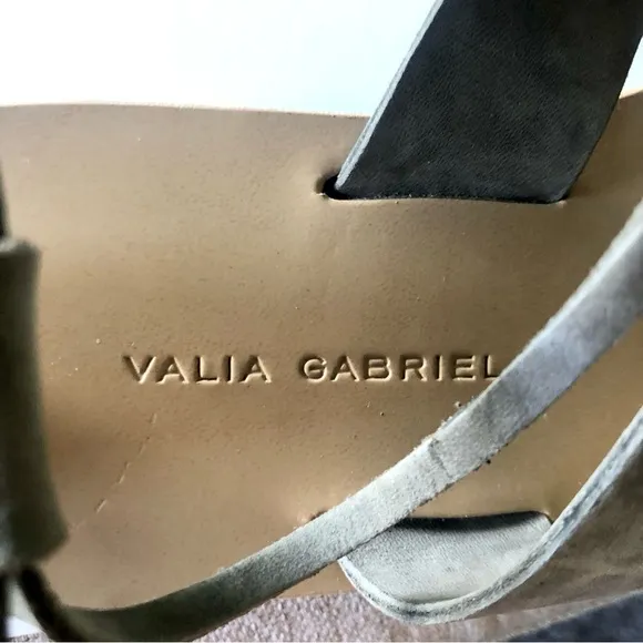 Valia Gabriel Leather Greek Sandals Size 7