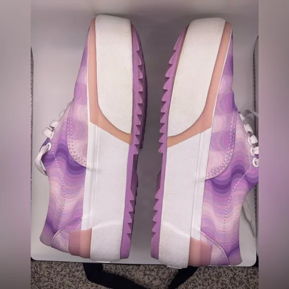 Vans Era Stacked Pink Lavender Platform Womens 8 Off The Wall Streetwear Chunky
