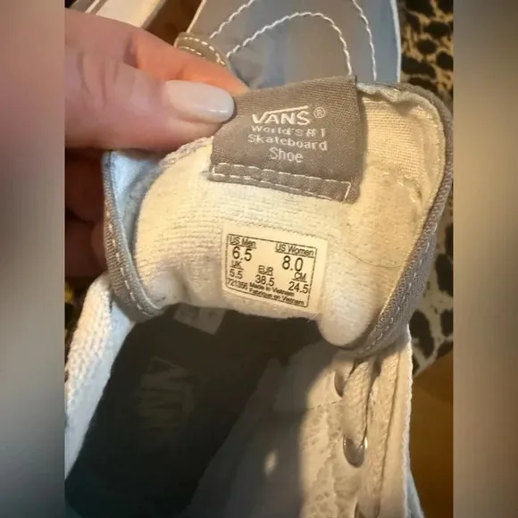 Vans Gray High-Top Sneakers