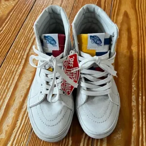 Vans High-Top Sneakers with Multicolor Accents