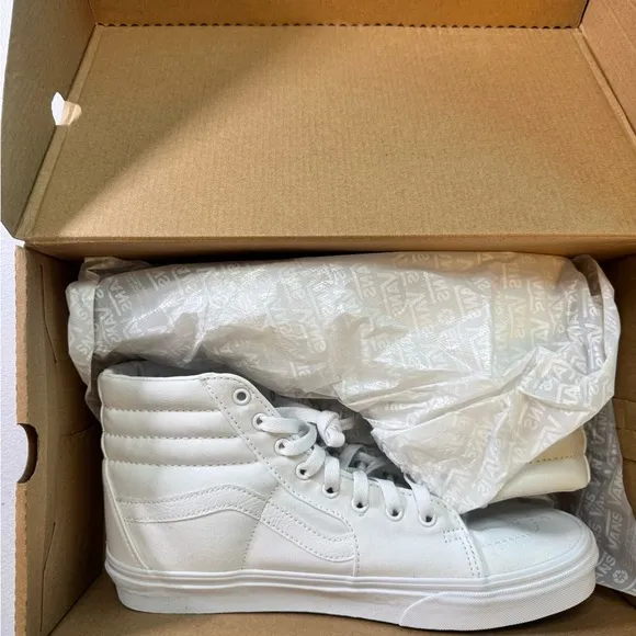 Vans Men's White High-Top Sneakers