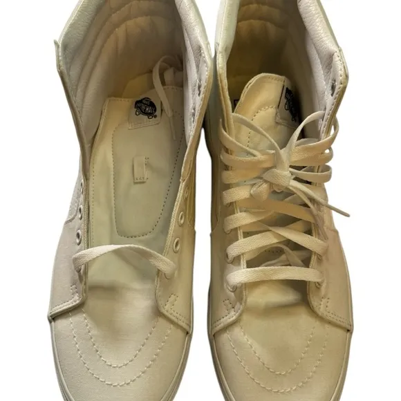 Vans Men's White High-Top Sneakers
