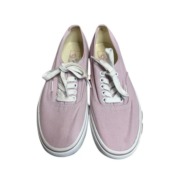 Vans Platform Sneakers Women 8.5 Lilac Authentic Stackform Flowers Daisies Retro