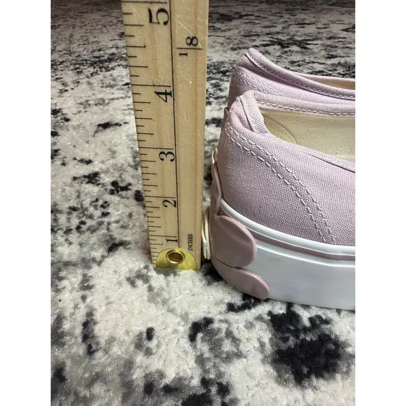 Vans Platform Sneakers Women 8.5 Lilac Authentic Stackform Flowers Daisies Retro