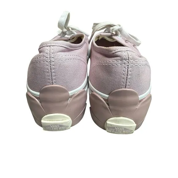 Vans Platform Sneakers Women 8.5 Lilac Authentic Stackform Flowers Daisies Retro