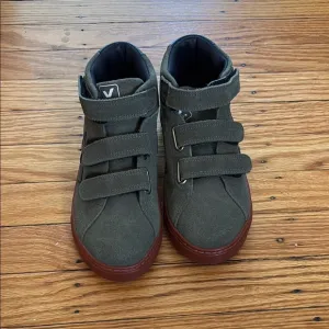 Veja Kids' Green High-Top Sneakers