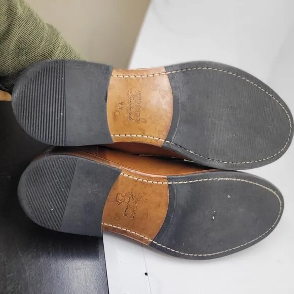 Vero Cuoio Penny Loafer Girotti Leather Mens 10.5 Italian Handmade Classic Casua