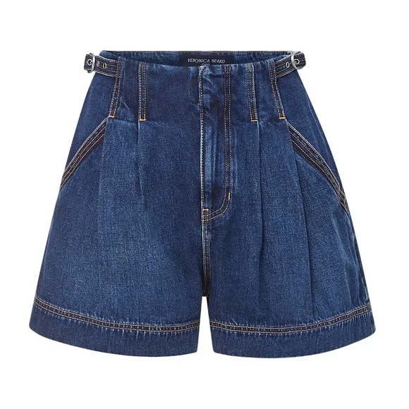 Veronica Beard Blue Denim Women's Shorts