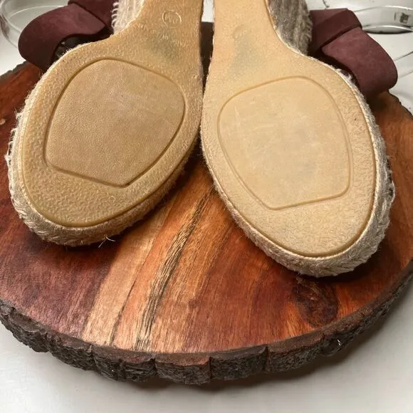 VINCE 9 Suede Platform Espadrilles