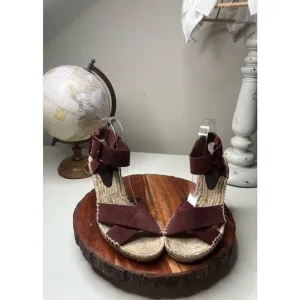 VINCE 9 Suede Platform Espadrilles
