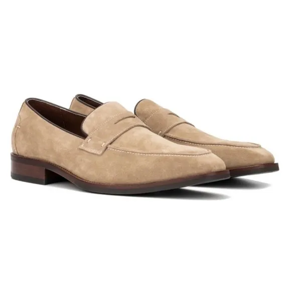 Vintage Foundry Co. Davis dress Loafers taupe 9 new