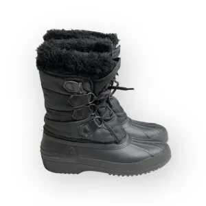 Vintage: Sorel x Kaufman ★ Canada Nylon Snow Waterproof Duck Boots ★ Black ★ 6M