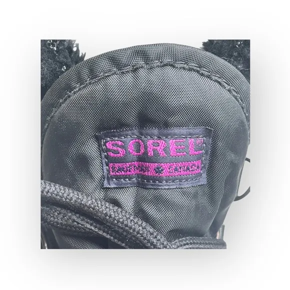 Vintage: Sorel x Kaufman ★ Canada Nylon Snow Waterproof Duck Boots ★ Black ★ 6M
