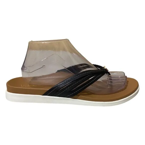 Vionic Catalina Black Strappy Sandals