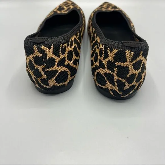 Vivaia Animal Print Pointed-Toe Ballet Flats