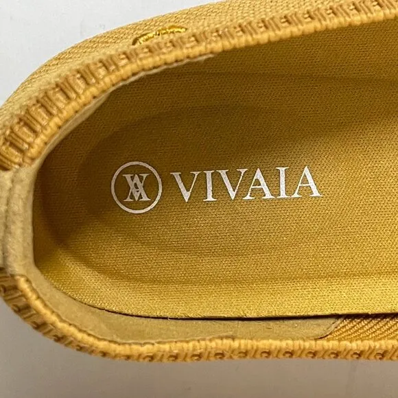 Vivaia | Aria Walker Lightweight Pointed-Ballet Flats in Ginger Yellow