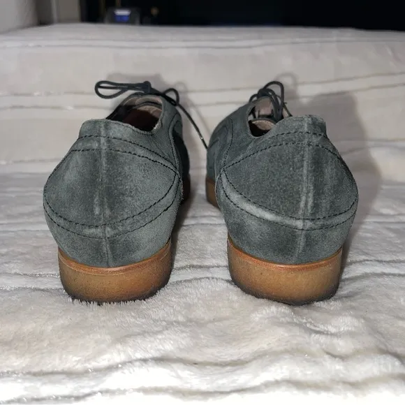 Vivienne Westwood Gray Quilted Loafers with Pointed Toe EUC