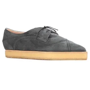 Vivienne Westwood Gray Quilted Loafers with Pointed Toe EUC