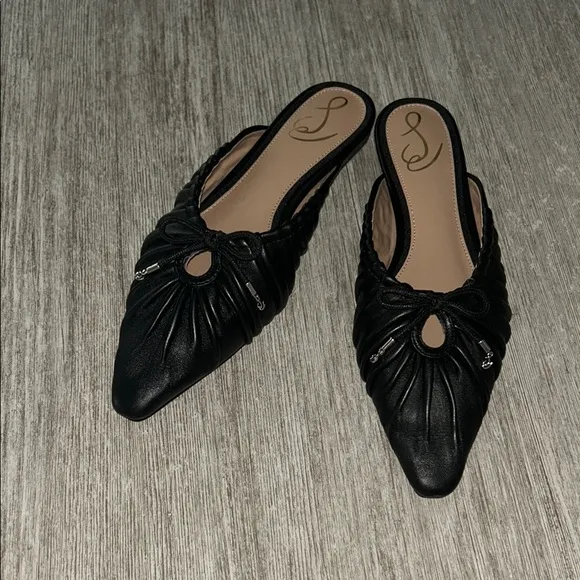 Women's Julia Ruched Pointed-Toe Flats