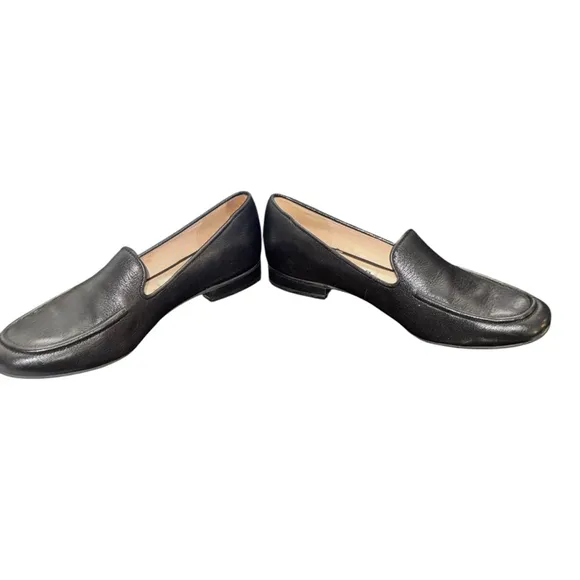 Women's Karl Lagerfeld Loafers, Black, Size 6.5, flats leather