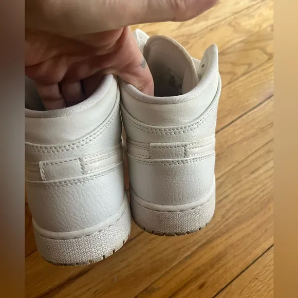 Women’s White High-Top Sneakers