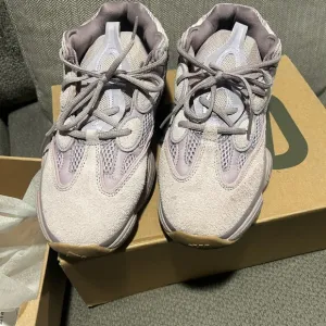 Yeezy Purple Sneakers Chunky Design Adiprene Cushioning