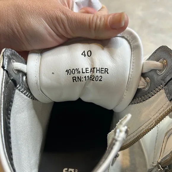 Zadig &amp; Voltaire White High-Top Sneakers