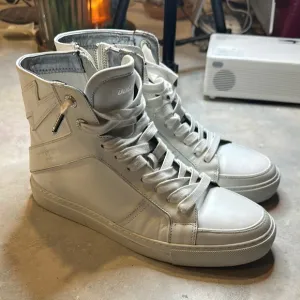 Zadig &amp; Voltaire White High-Top Sneakers