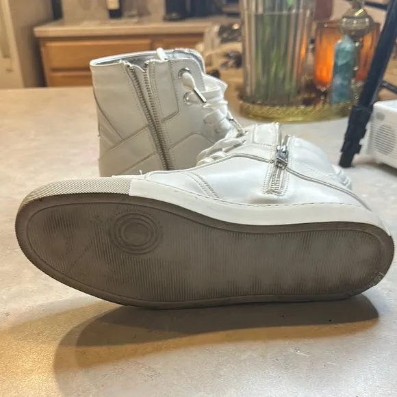 Zadig &amp; Voltaire White High-Top Sneakers