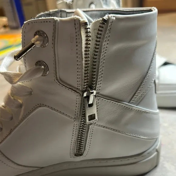 Zadig &amp; Voltaire White High-Top Sneakers