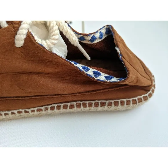 ZARA Leather Espadrilles Boy's Size 4