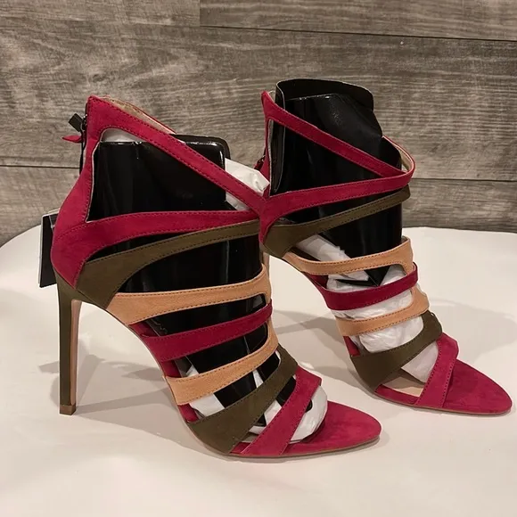 Zara NWT Colorful high heels Sexy Sandals